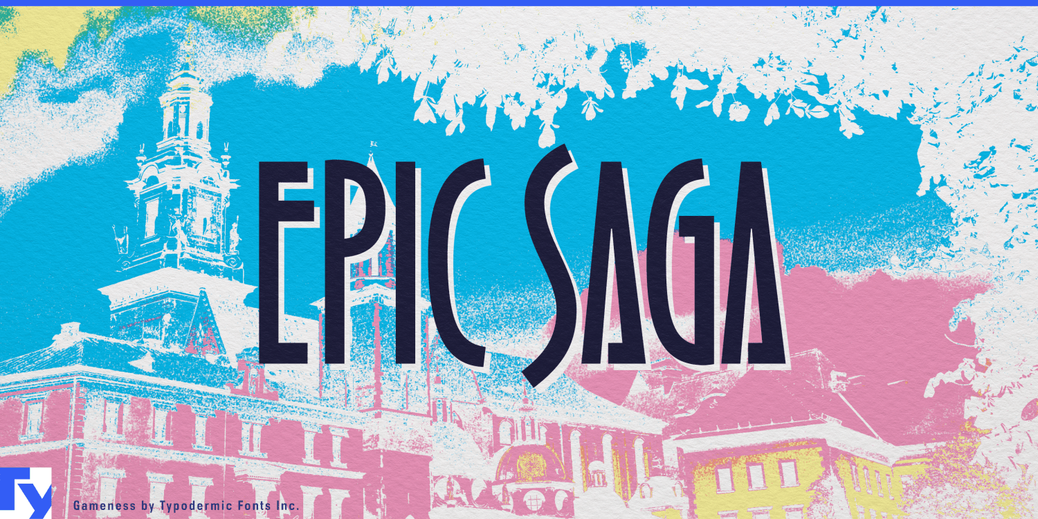 Gameness Font Poster #1