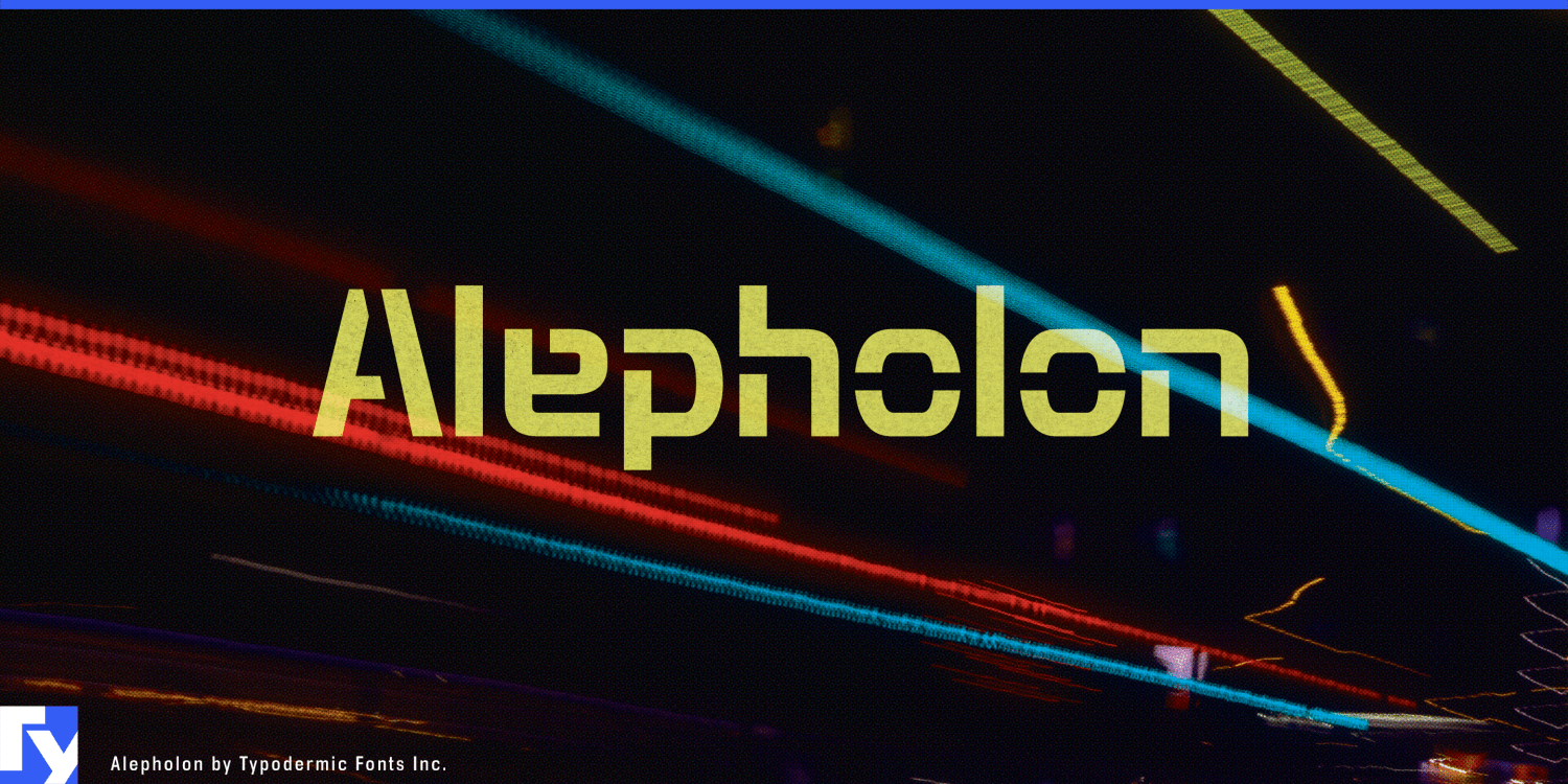 Alepholon Font Poster #1
