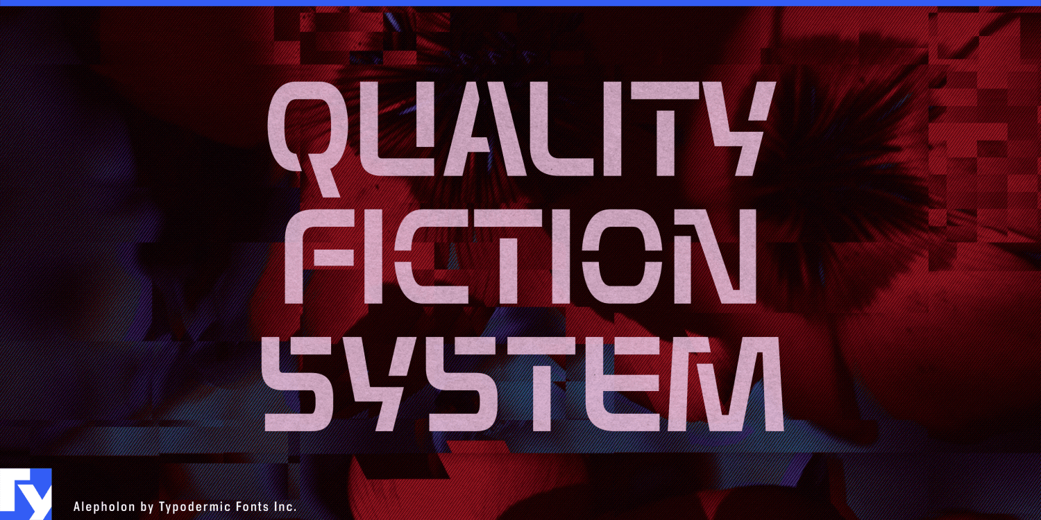 Alepholon Font Poster #1