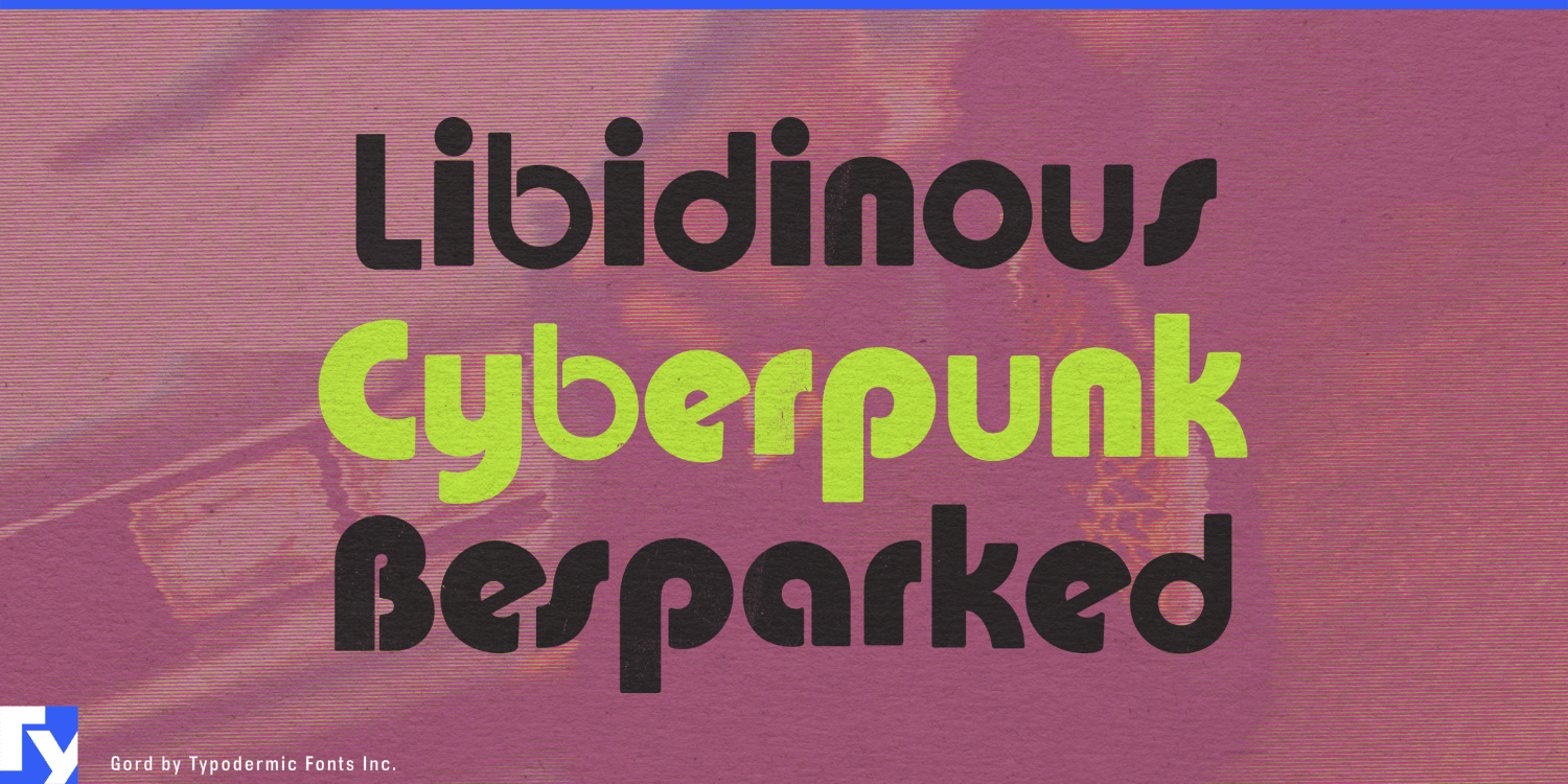 Gord Font Poster #1