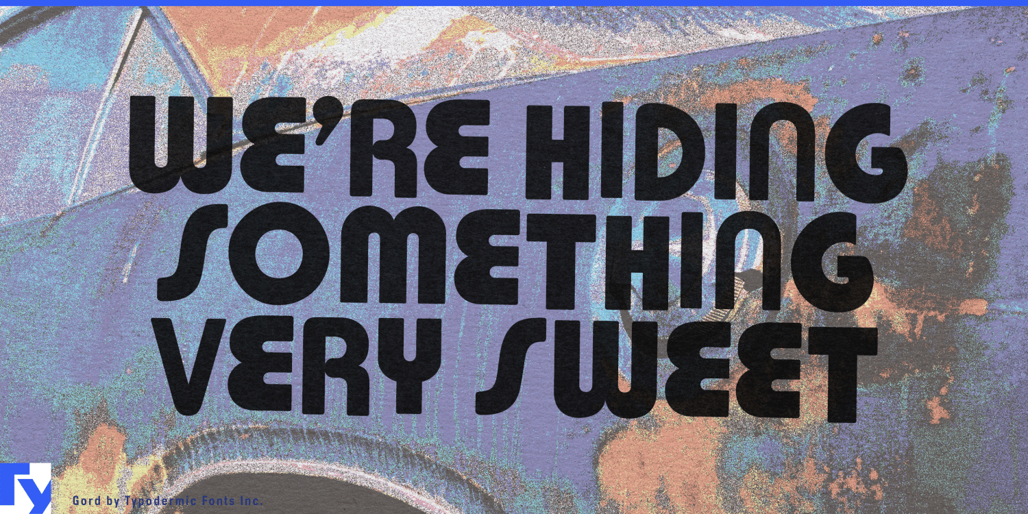 Gord Font Poster #1