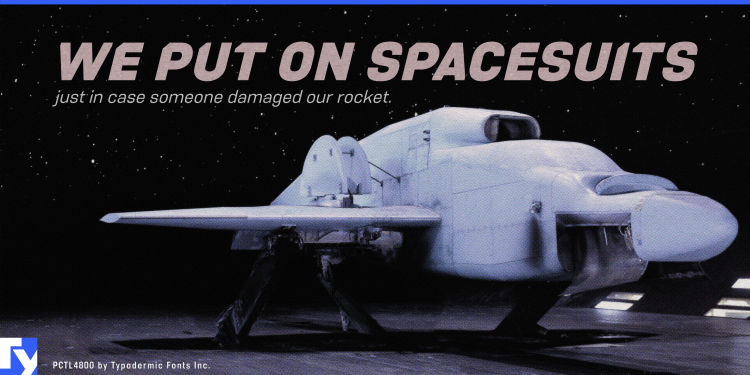 PCTL4800 Font Poster #1