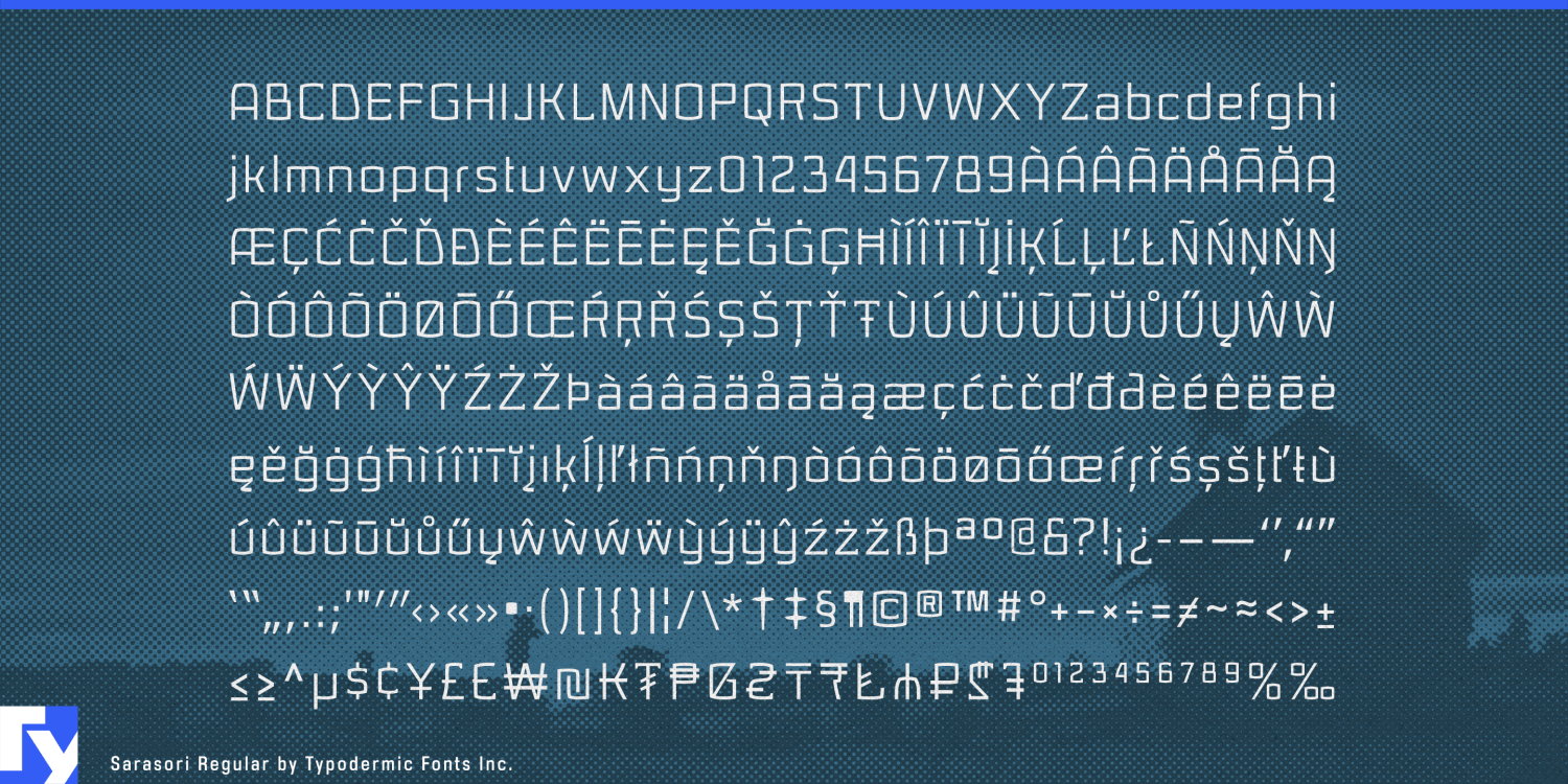 Sarasori Font Poster #1
