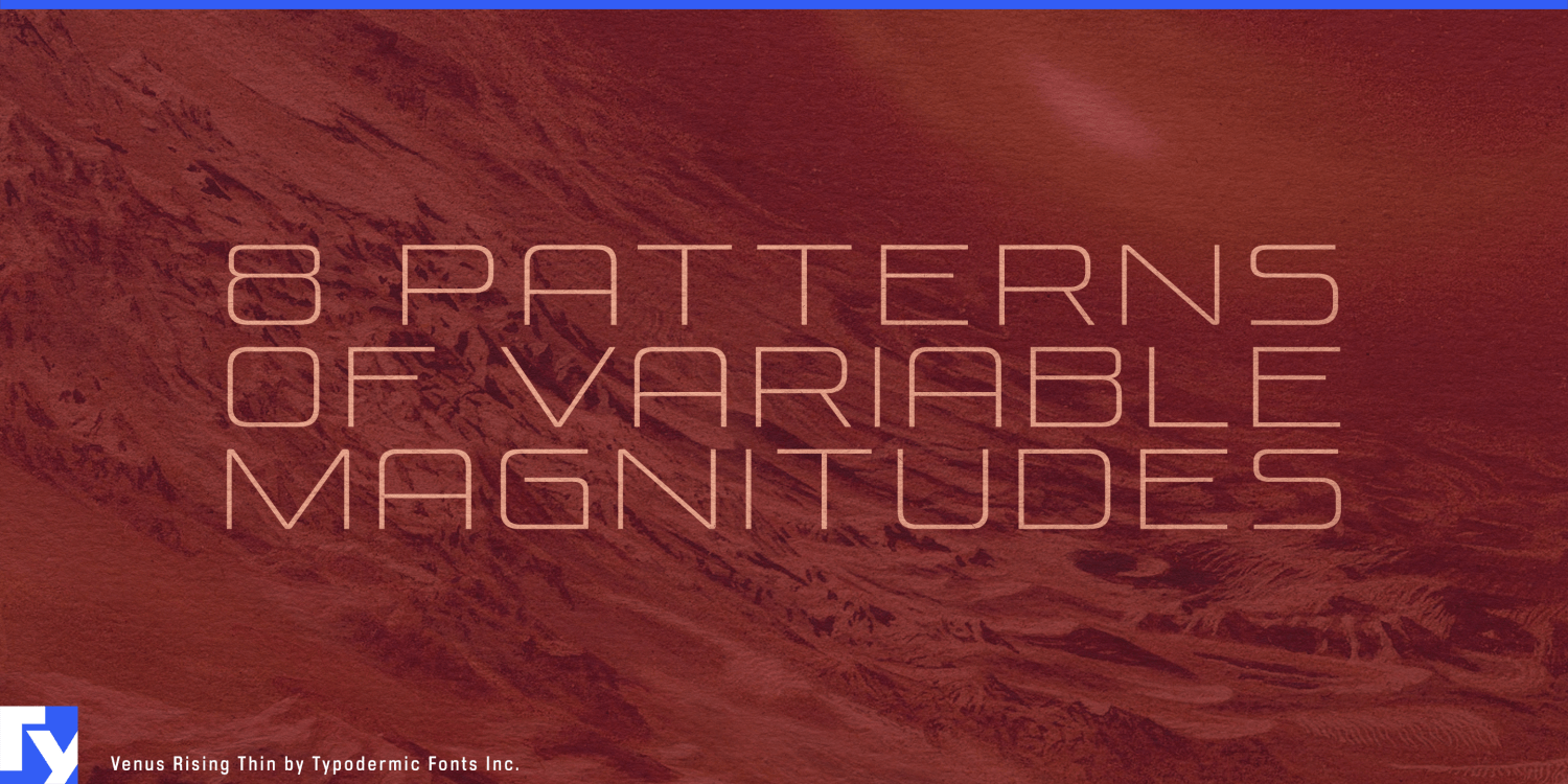 Venus Rising Font Poster #1