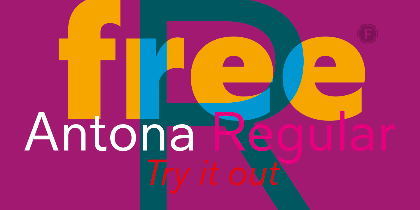 Antona Font Poster #1