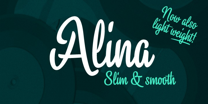Alina Light Font Poster #1