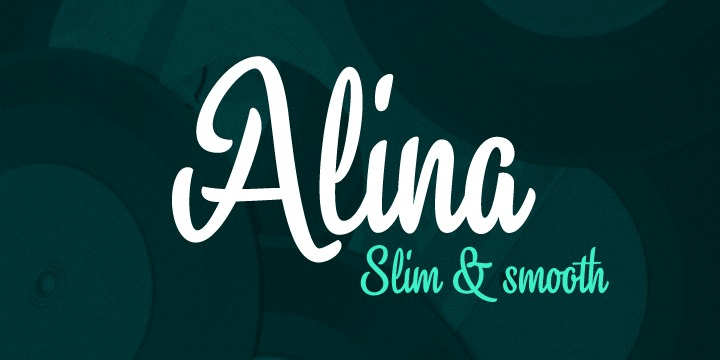 Alina Light Font Poster #1