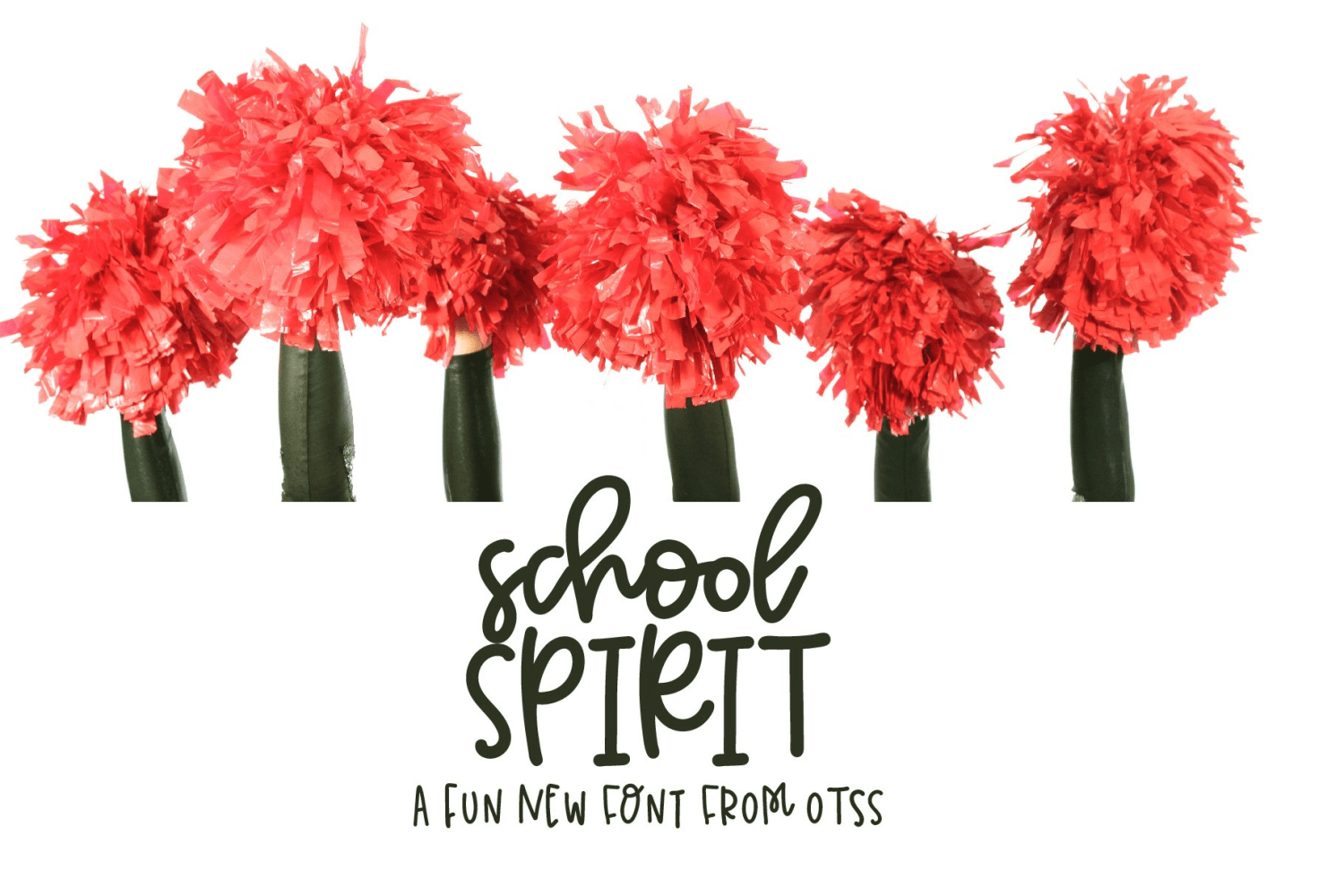 School Spirit Font Poster #1