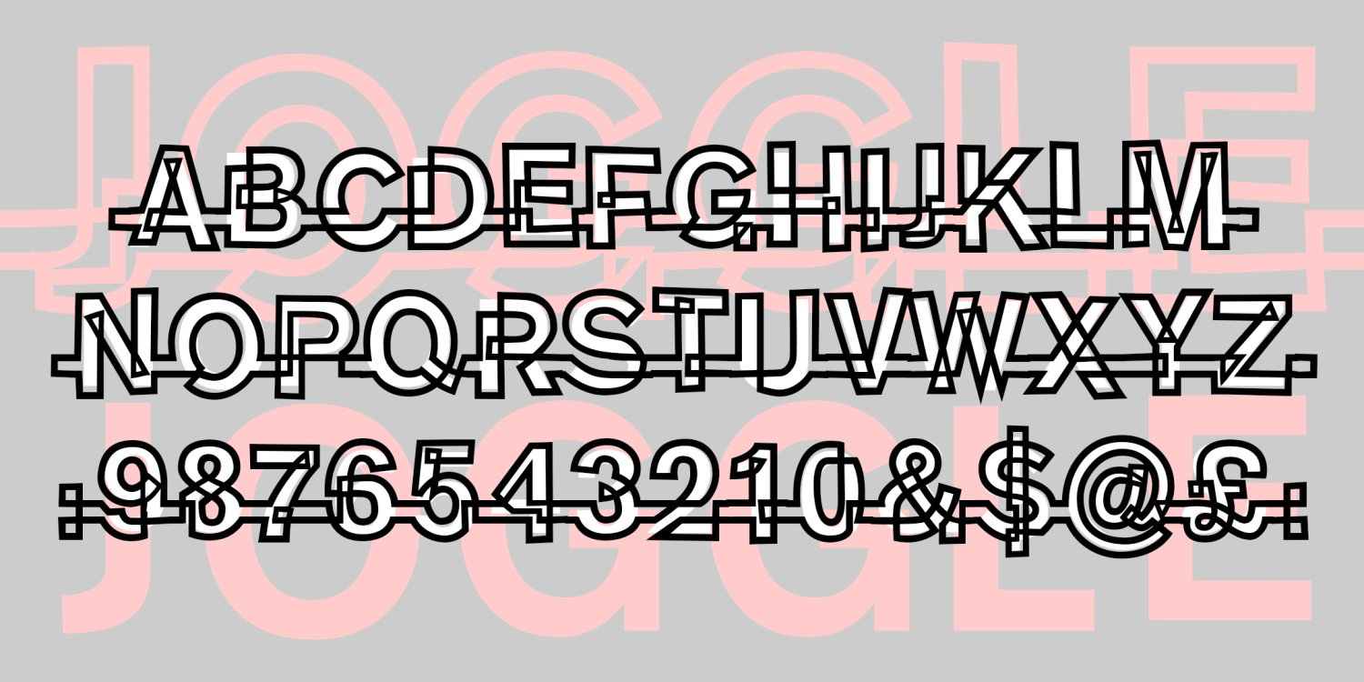 Joggle Font Family Poster
