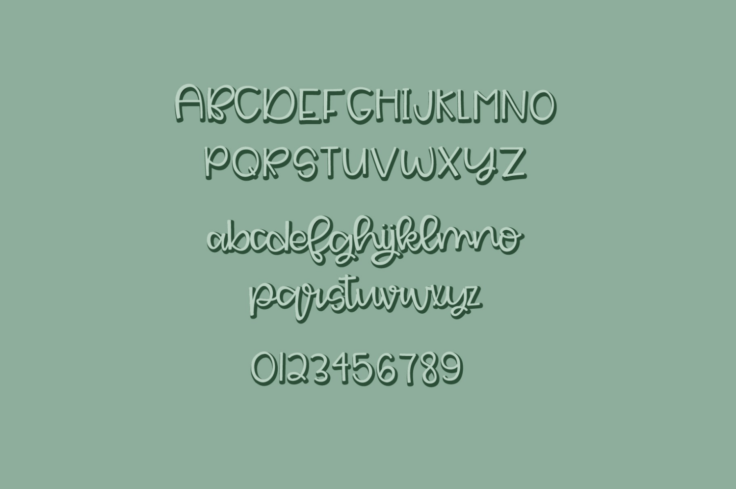 Copperlock Font Poster #2