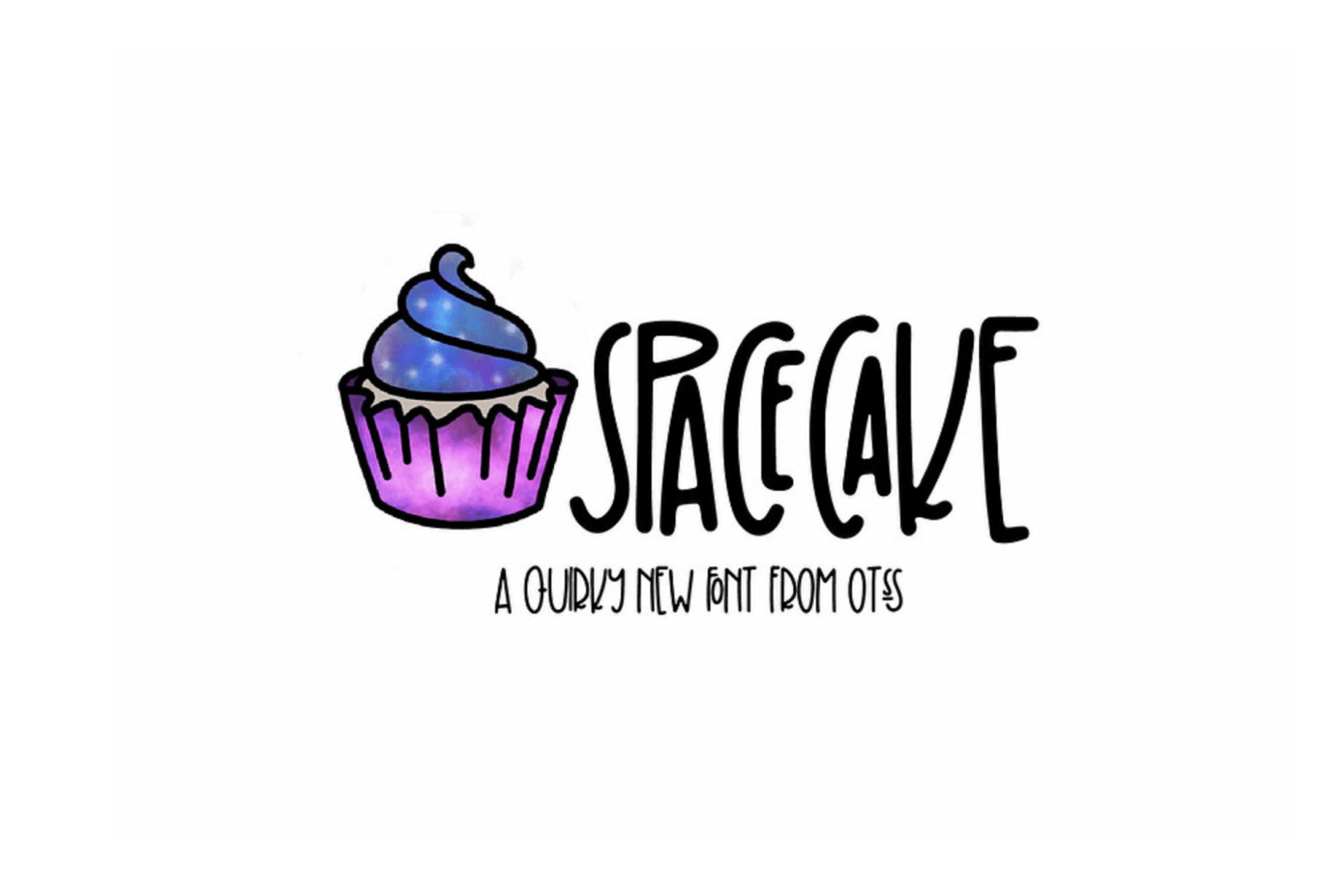 Space Cake Font Family Poster