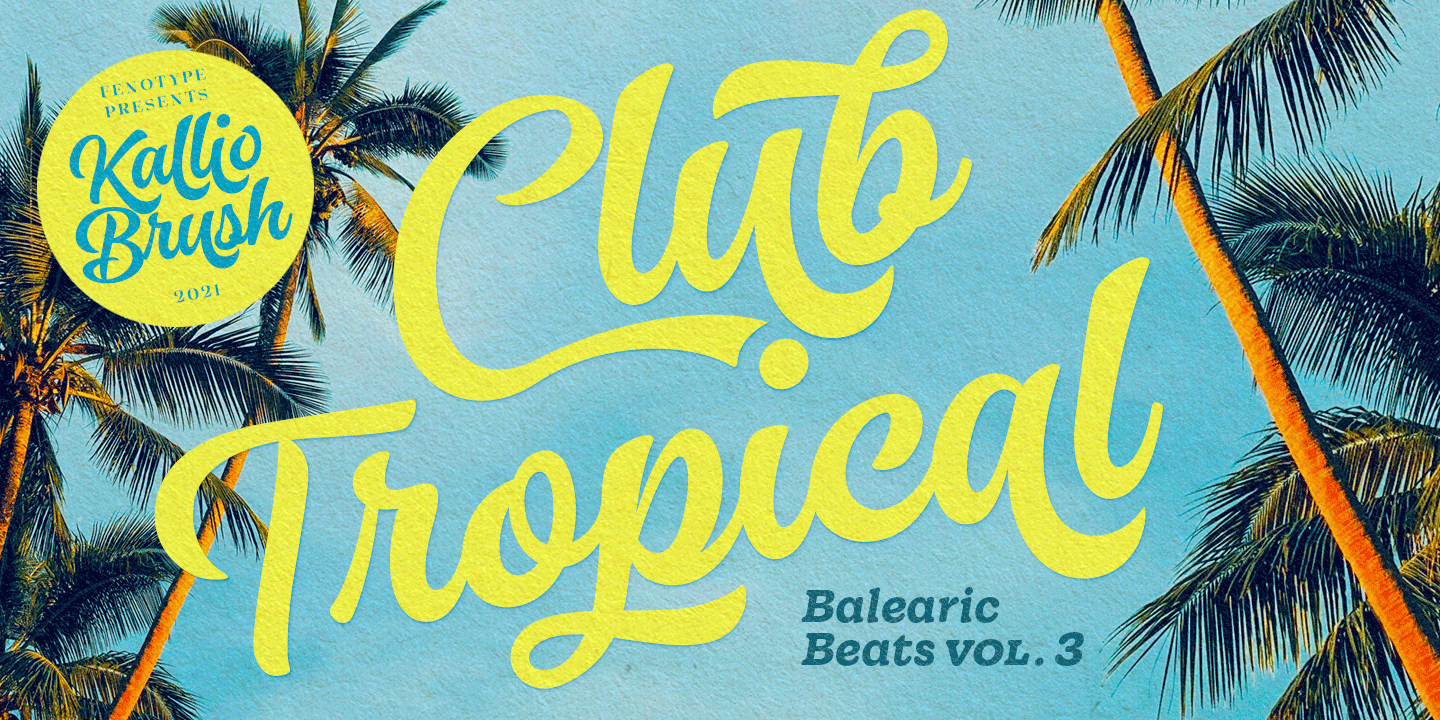 Kallio Brush Font Poster #1