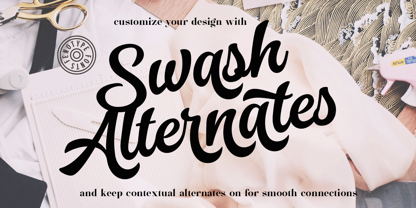Kallio Brush Font Poster #1