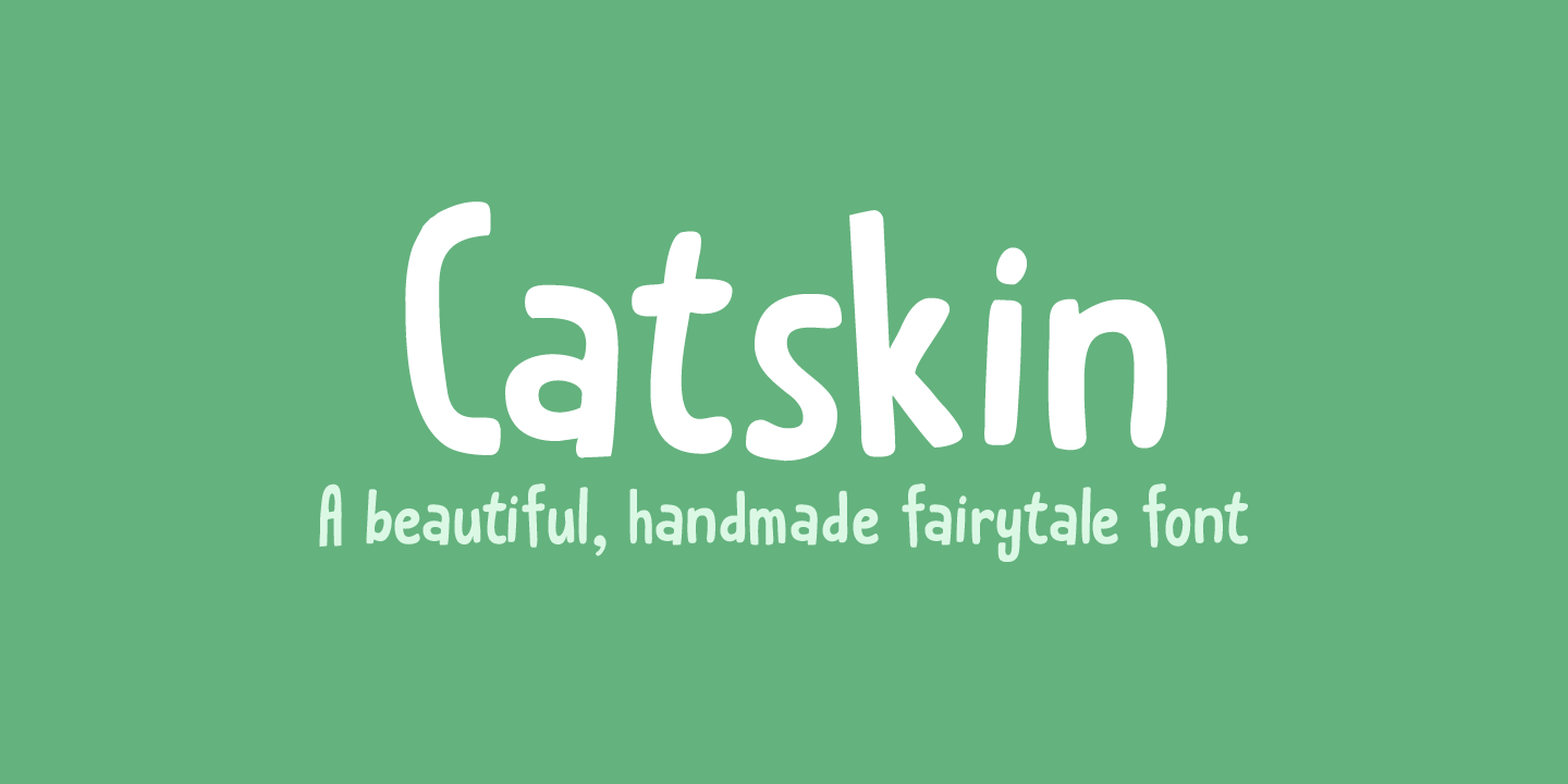 Catskin Font Poster #1