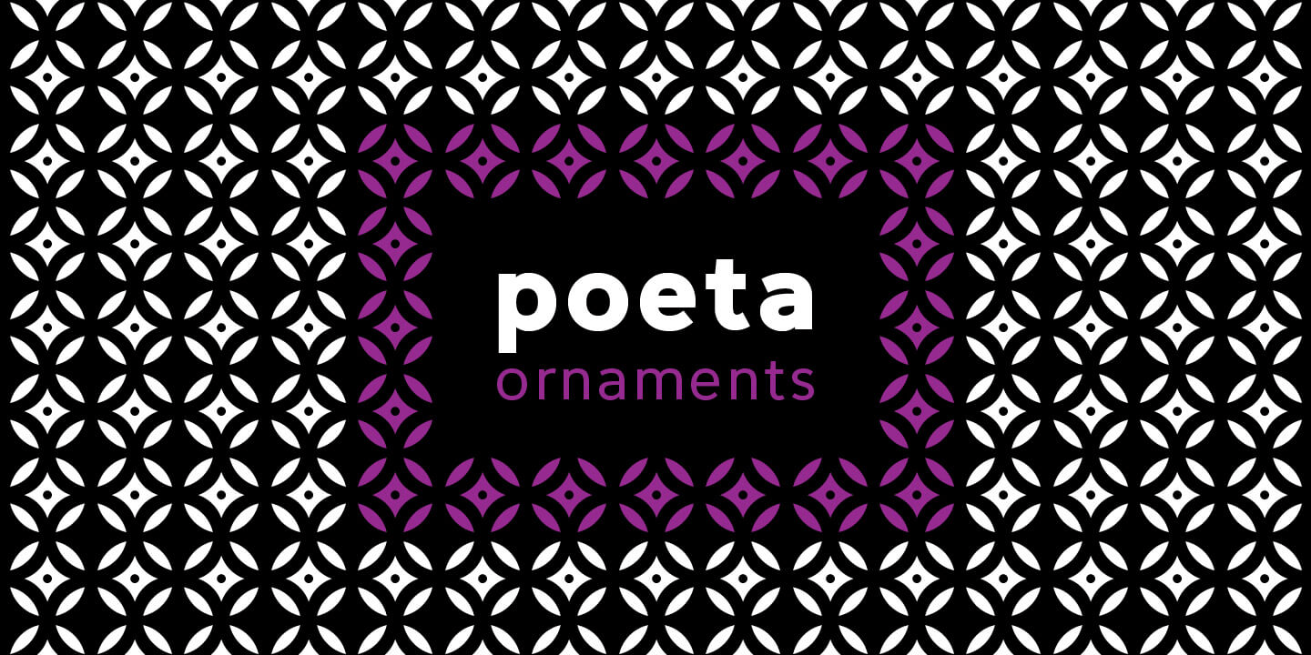 Poeta Font Poster #1