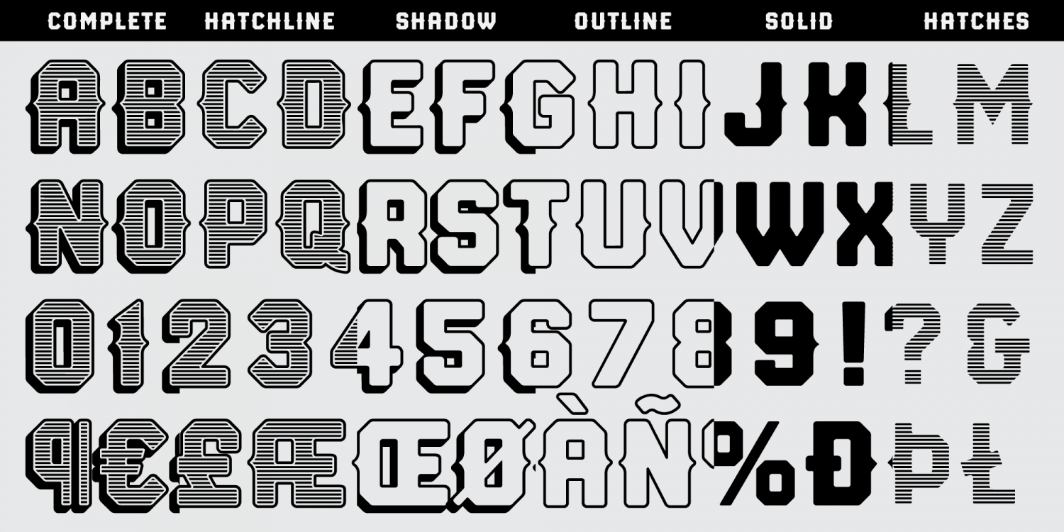 Bankster Font Poster #3