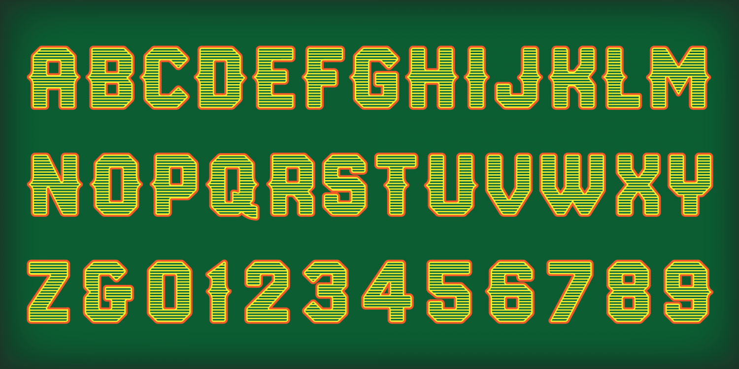 Bankster Font Poster #5