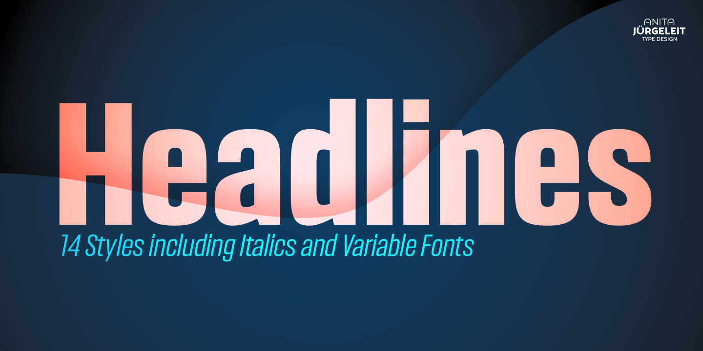 Headlines Font Poster #1