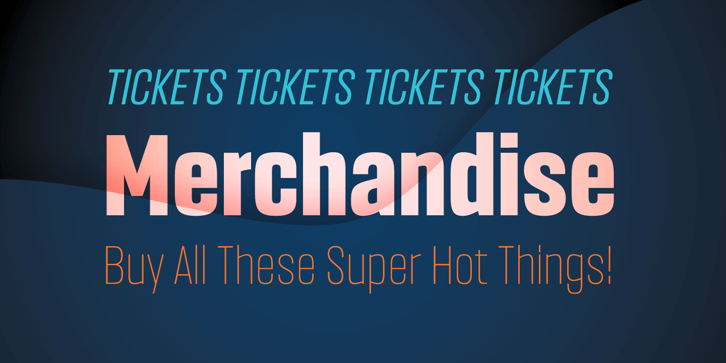 Headlines Font Poster #1