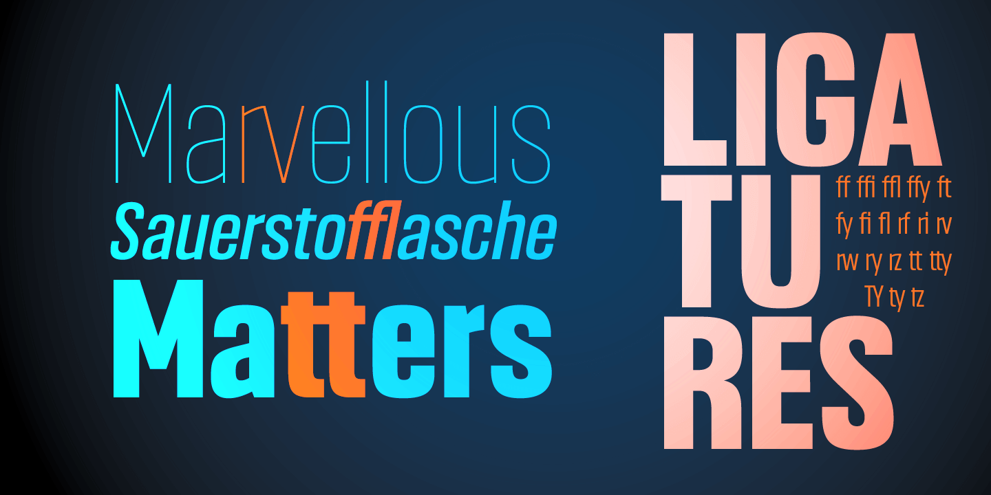 Headlines Font Poster #1