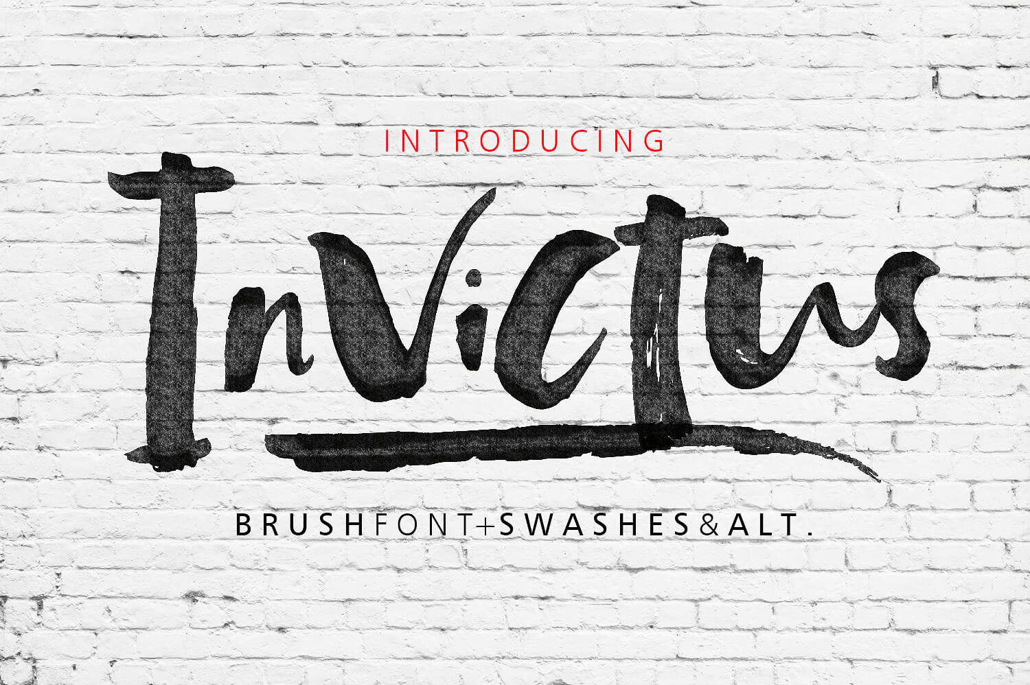 Invictus Font Poster #1