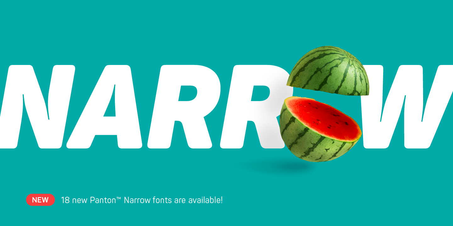 Panton Font Poster #1