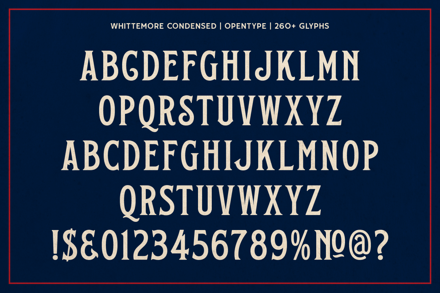 Whittemore Font Family Poster