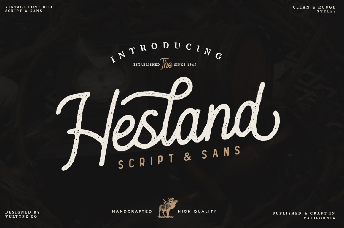 Hesland Font Poster #1