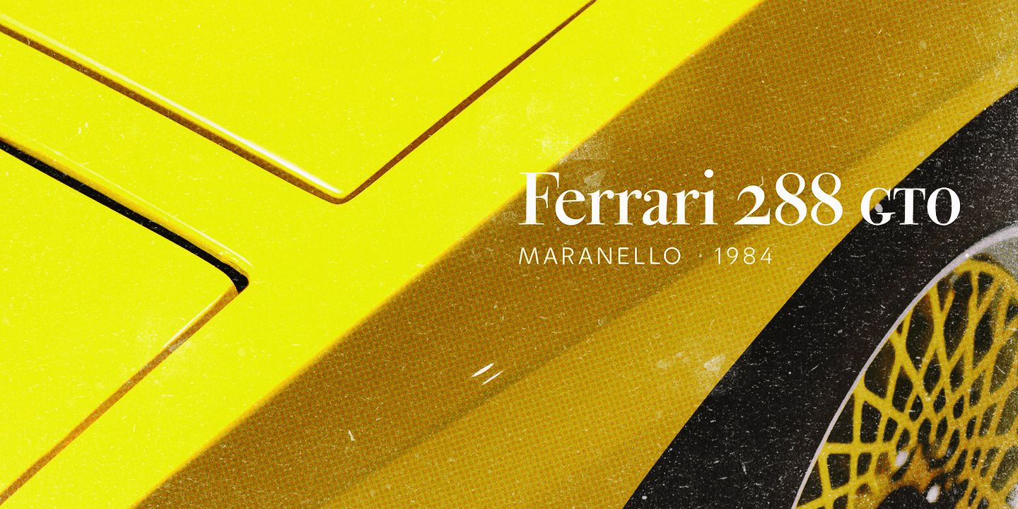 Bodoni Ferrara Font Poster #1