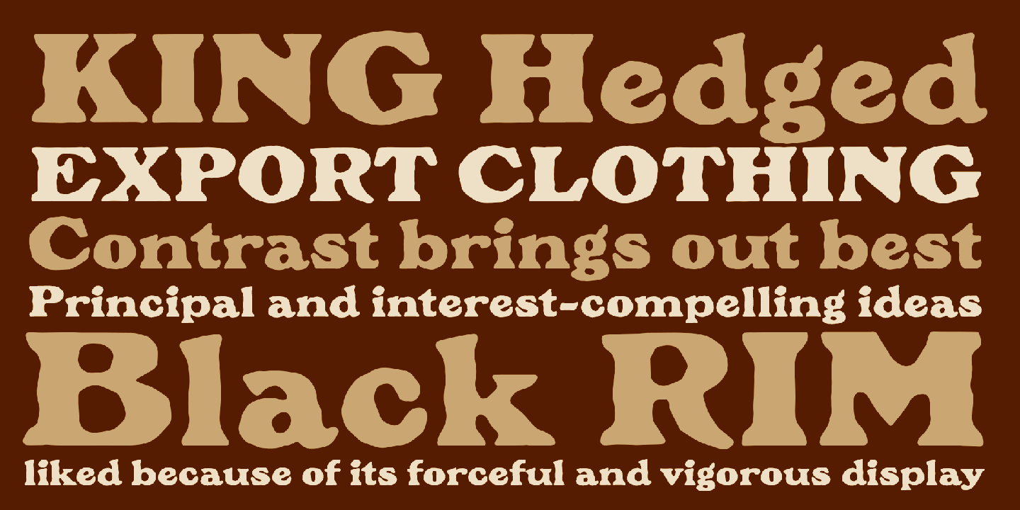 Pennyroyal Font Poster #1