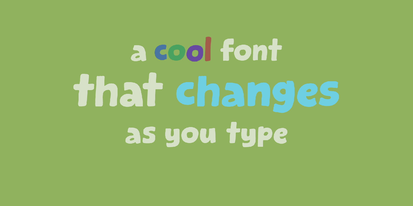 Square Beat Font Poster #1
