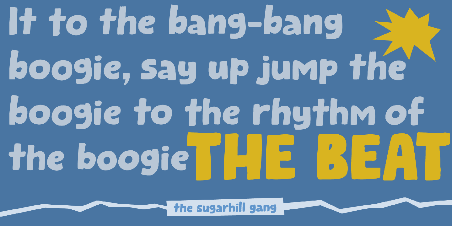 Square Beat Font Poster #1