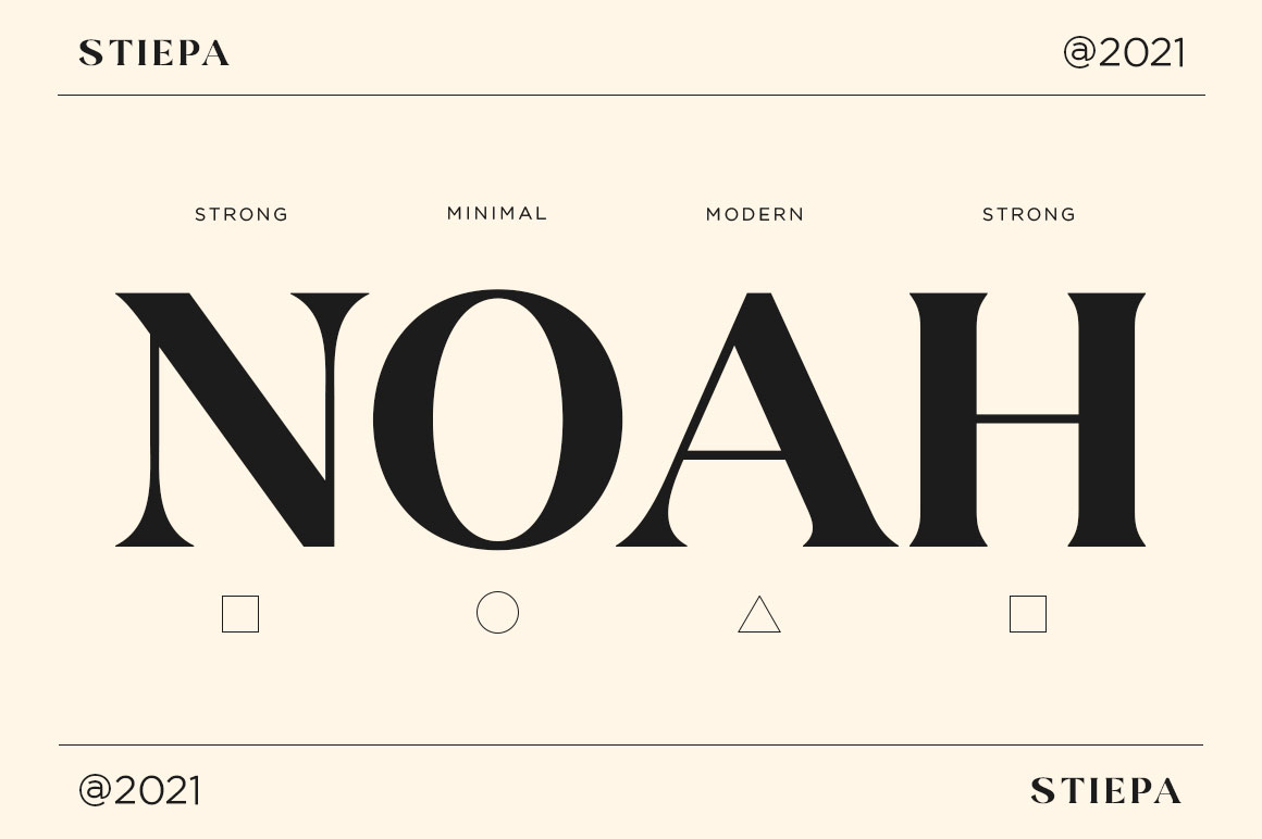 Stiepa Font Poster #1