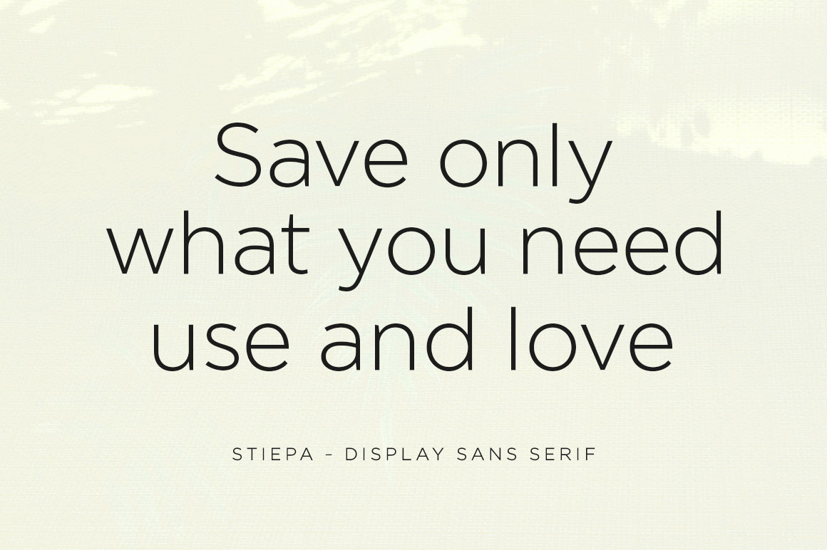 Stiepa Font Poster #1