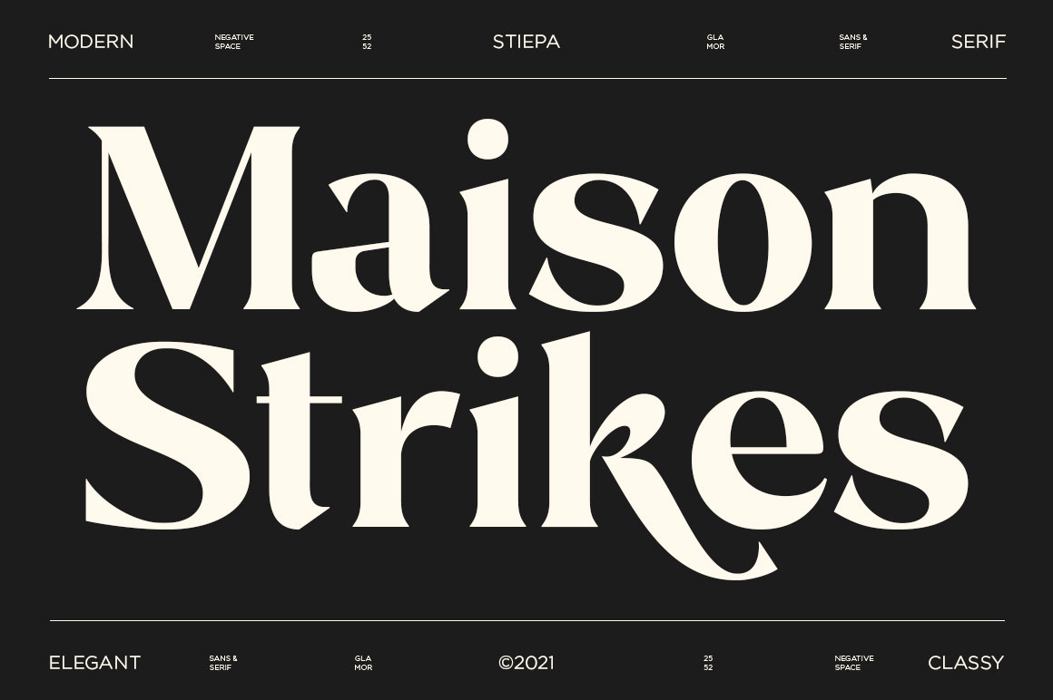 Stiepa Font Poster #1