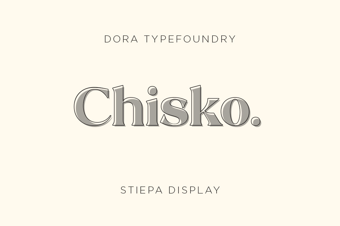 Stiepa Font Poster #1