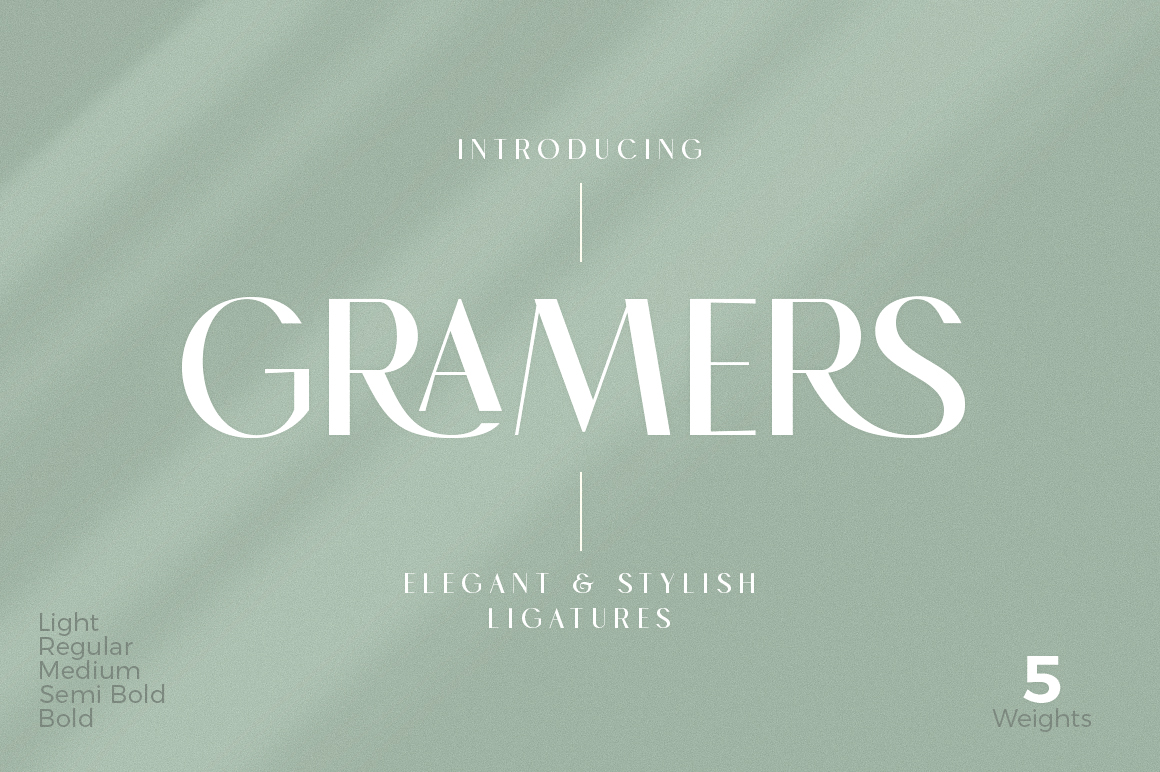 Gramers Font Poster #1