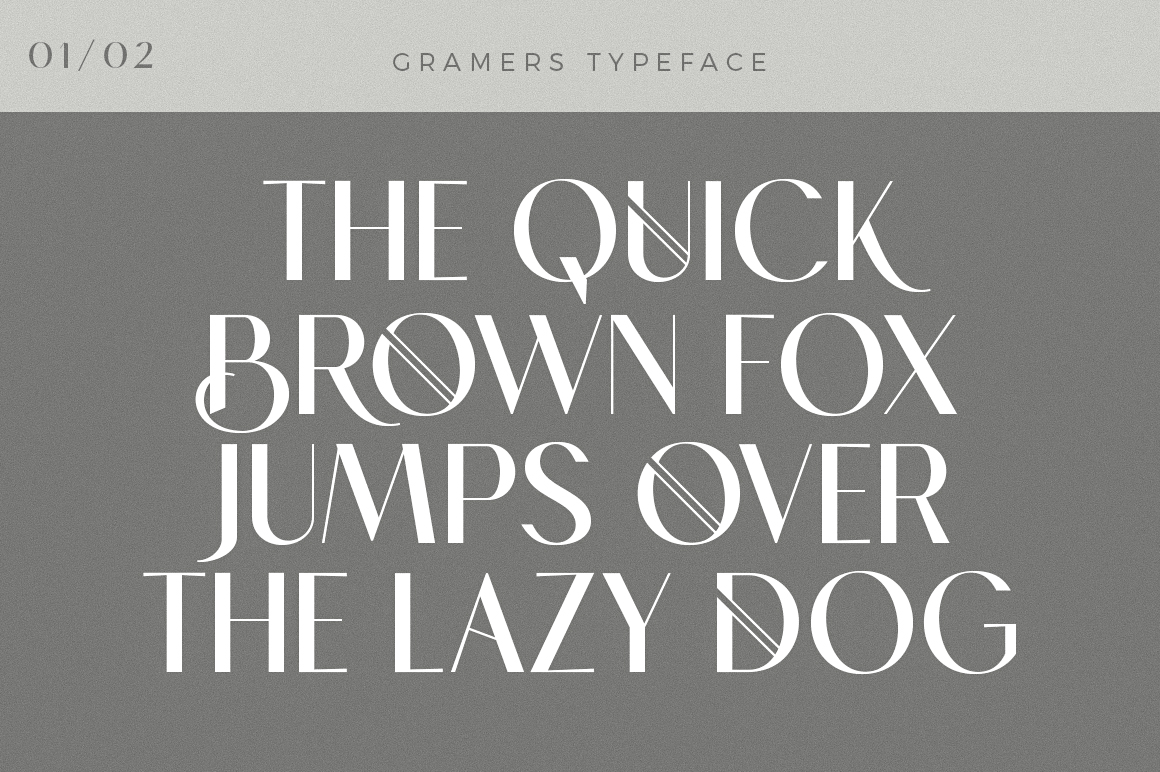 Gramers Font Poster #1