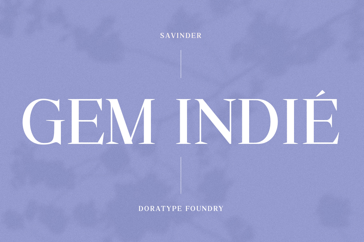 Savinder Font Poster #1