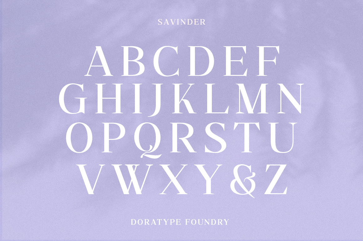 Savinder Font Poster #1