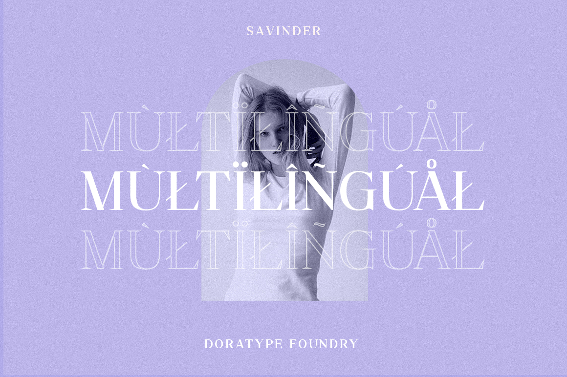 Savinder Font Poster #1