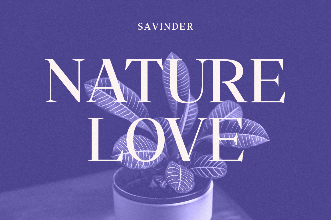 Savinder Font Poster #1