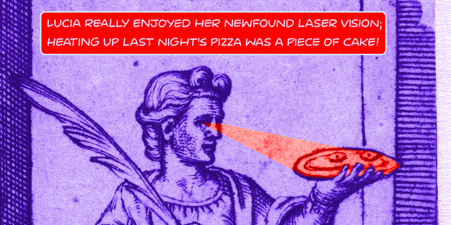 Laser Vision Font Poster #1
