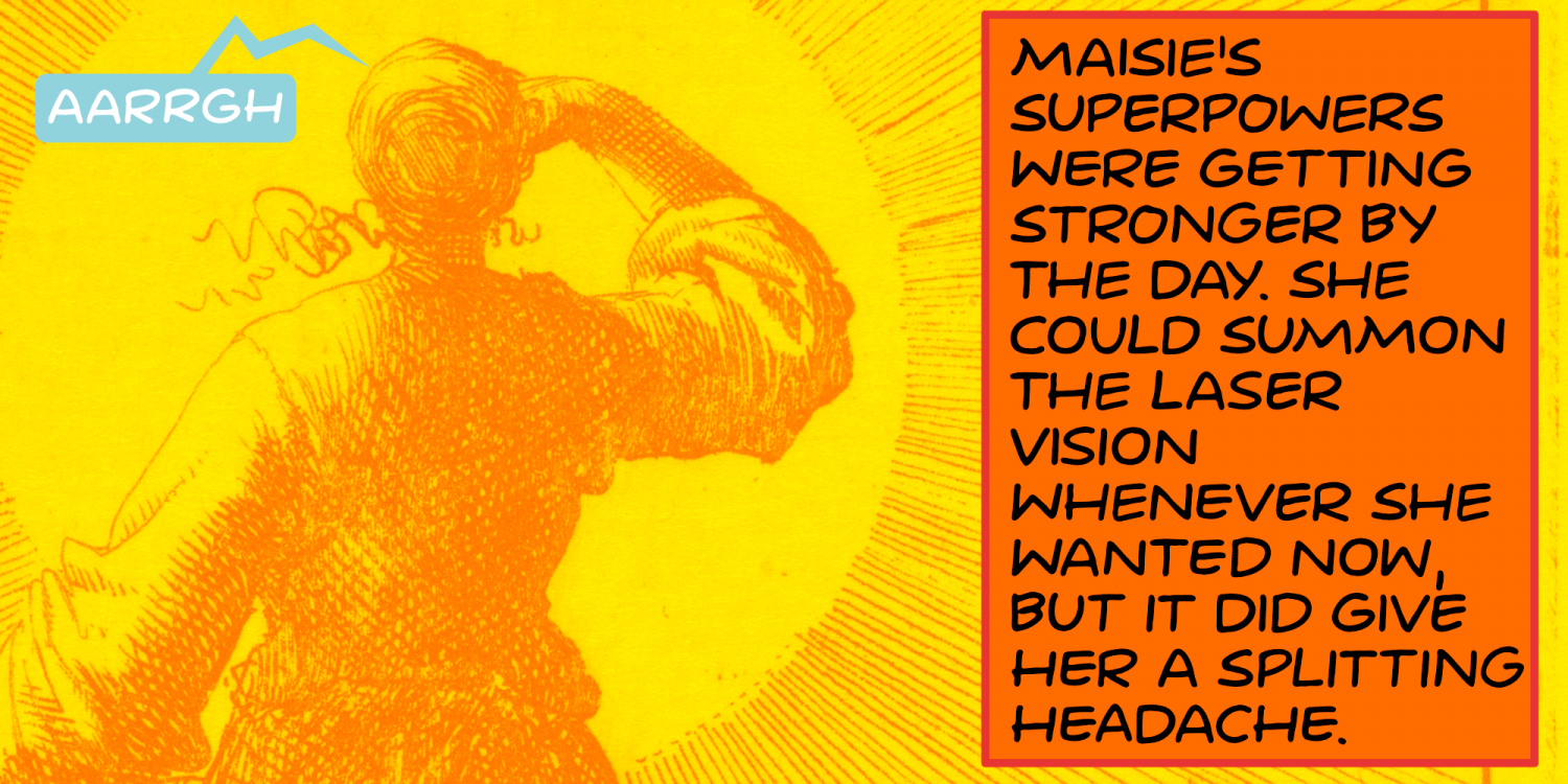 Laser Vision Font Poster #1