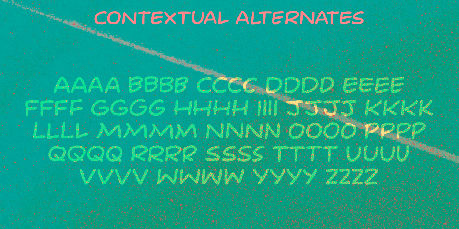 Laser Vision Font Poster #1