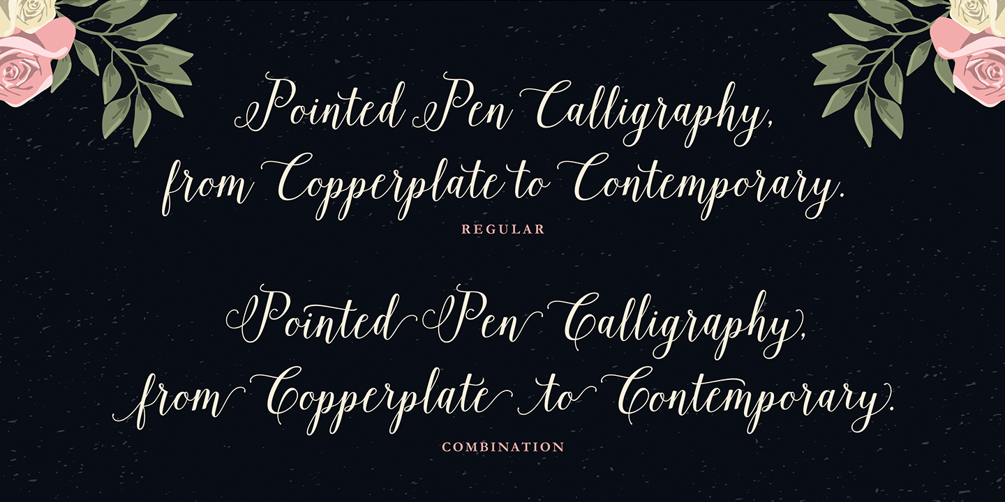 Isabella Script Font Poster #4