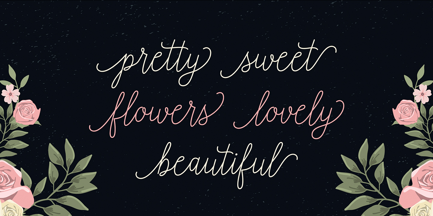 Isabella Script Font Poster #5