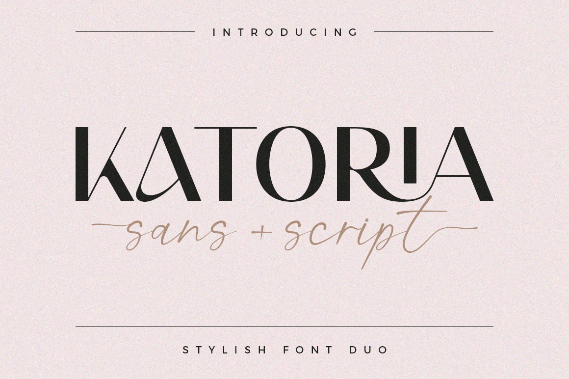 Katoria Font Poster #1