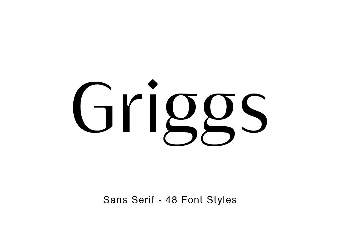 Griggs Sans Font Poster #1