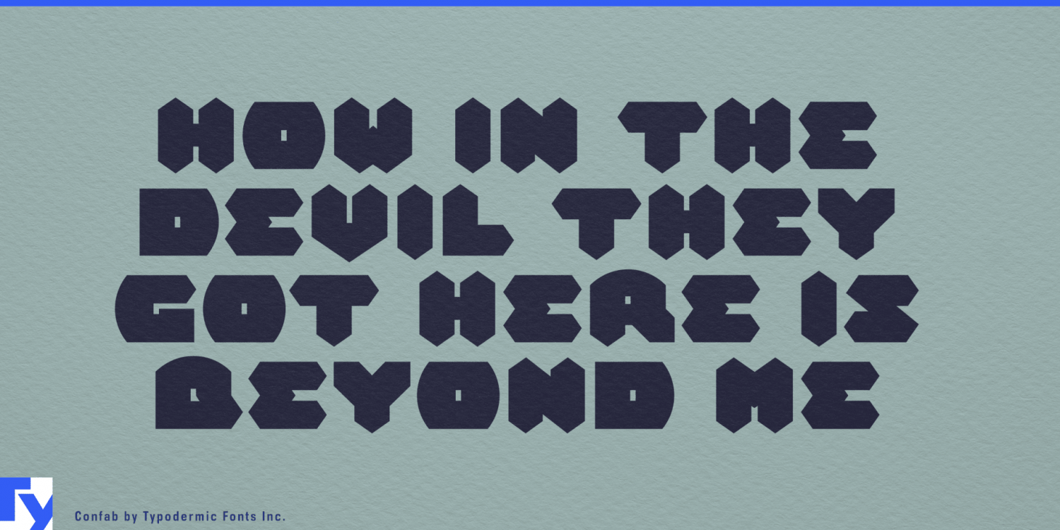 Confab Font Poster #1
